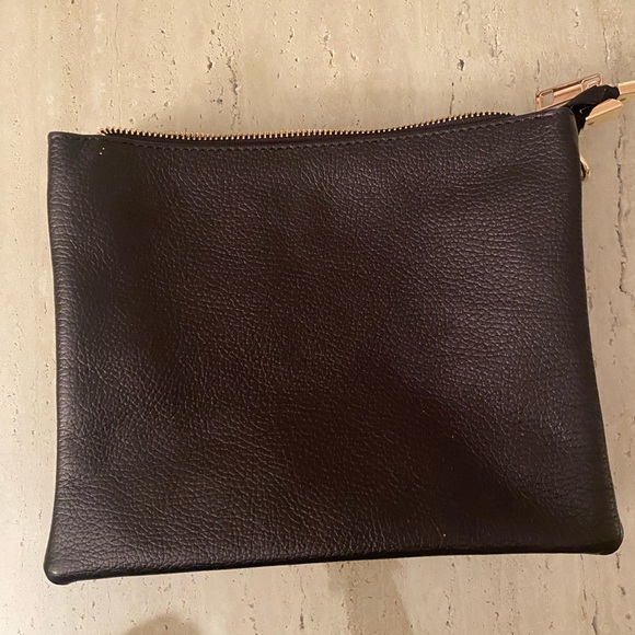 Italian leather purse w/ 3 straps - Picture 2 of 8